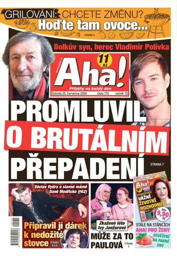 Obálka e-magazínu AHA! 25.7.2020