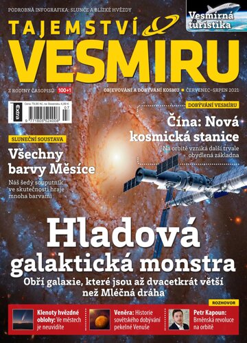 Obálka e-magazínu Tajemství Vesmíru 7-8/2021