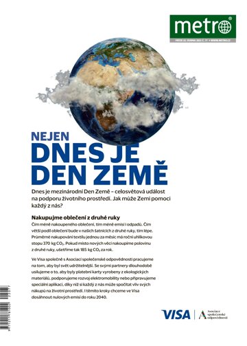 Obálka e-magazínu deník METRO 22.4.2022