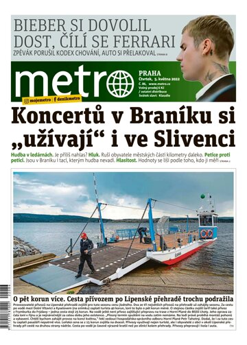 Obálka e-magazínu deník METRO 5.5.2022