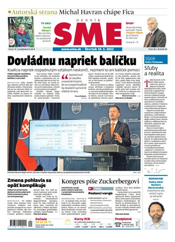 Obálka e-magazínu SME 19-5-2022