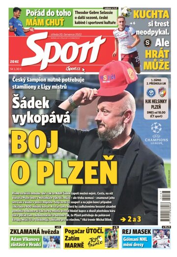 Obálka e-magazínu Sport 20.7.2022