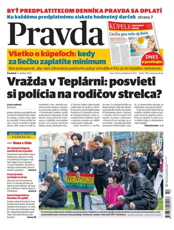Obálka e-magazínu Pravda 17. 10. 2022