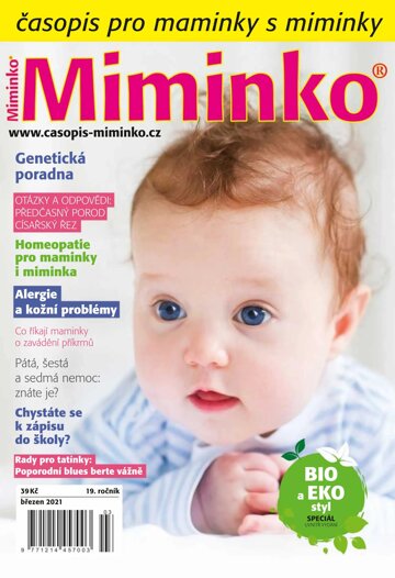Obálka e-magazínu Miminko 3/2021