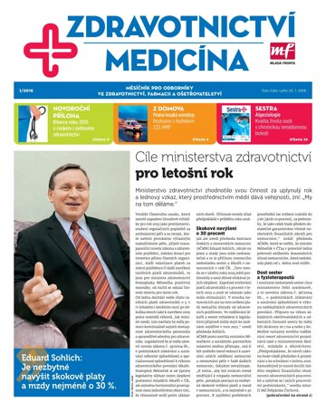 Obálka e-magazínu Zdravotnictví a medicína 1/2016