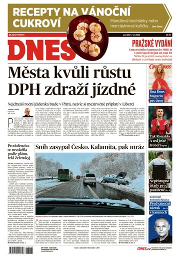 Obálka e-magazínu MF Dnes 4.12.2023