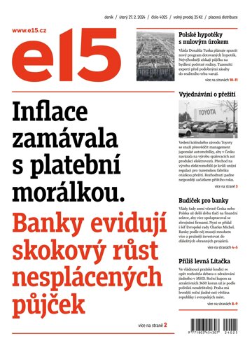 Obálka e-magazínu E15 27.2.2024