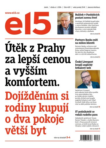 Obálka e-magazínu E15 6.3.2024