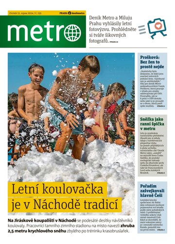 Obálka e-magazínu deník METRO 15.8.2024