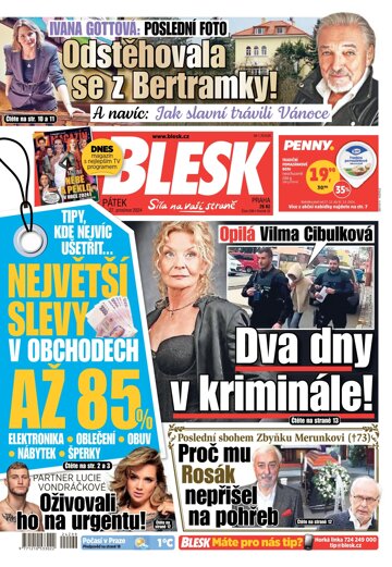 Obálka e-magazínu Blesk 27.12.2024