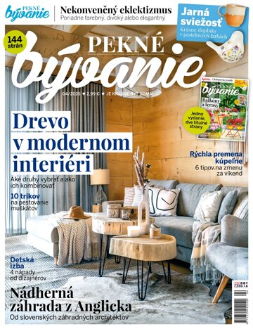 Obálka e-magazínu Pekné bývanie 4/2025