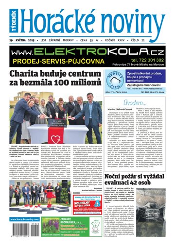 Obálka e-magazínu Horácké Noviny 22/2025