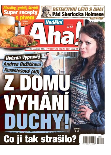 Obálka e-magazínu Nedělní AHA! 20.7.2025