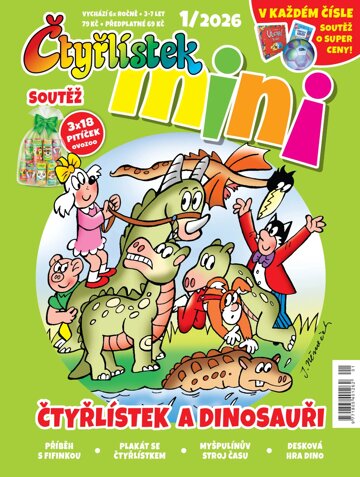 Obálka e-magazínu Čtyřlístek Mini 1/2026