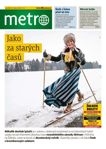 Obálka e-magazínu deník METRO 19.1.2026