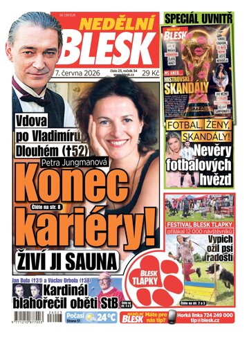 Obálka e-magazínu Nedělní Blesk 7.6.2026