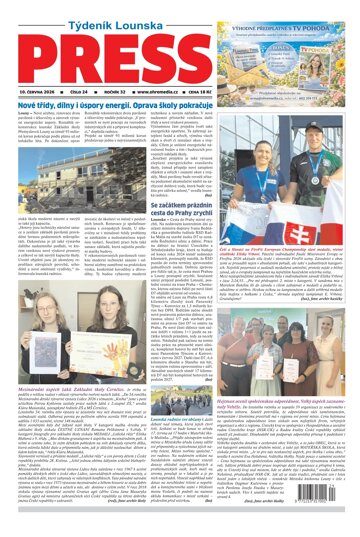 Obálka e-magazínu Lounský press 24/26