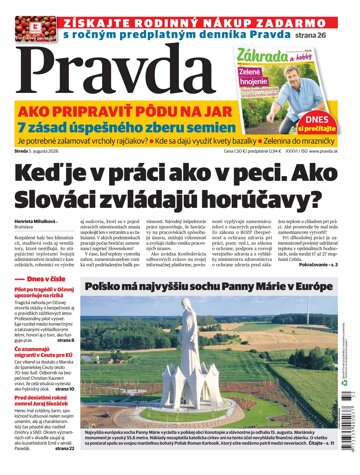 Obálka e-magazínu Pravda 05. 08. 2026