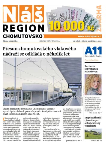 Obálka e-magazínu Náš Region - Chomutovsko 39/2026