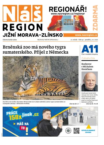 Obálka e-magazínu Náš Region - Jižní Morava/Zlínsko 41/2026