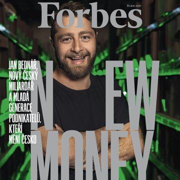 Obálka audioknihy Forbes říjen 2021