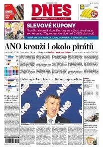 Obálka e-magazínu MF Dnes 13.10.2014