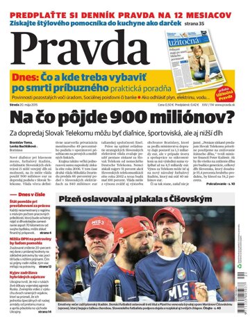 Obálka e-magazínu Pravda 20.5.2015