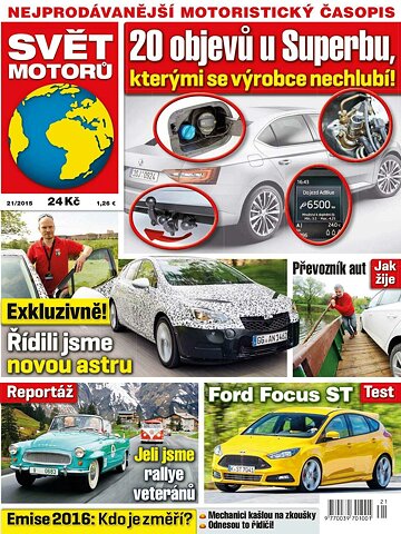 Obálka e-magazínu Svět motorů 18.5.2015