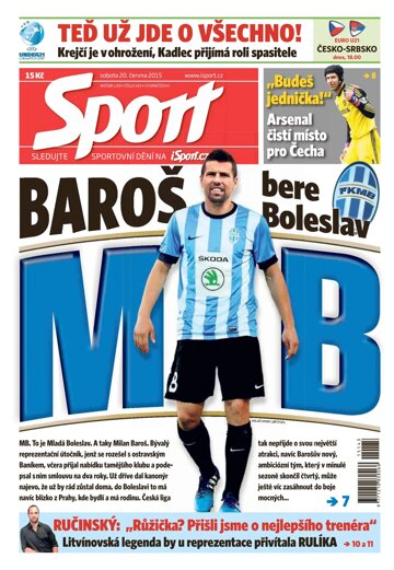 Obálka e-magazínu Sport 20.6.2015