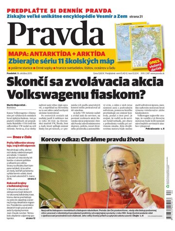 Obálka e-magazínu Pravda 26.10.2015