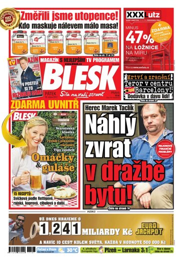 Obálka e-magazínu Blesk 18.8.2017