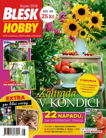 Obálka e-magazínu Blesk Hobby 8/2018
