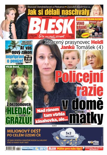 Obálka e-magazínu Blesk 5.9.2018