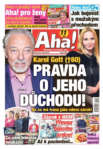 Obálka e-magazínu AHA! 22.10.2019