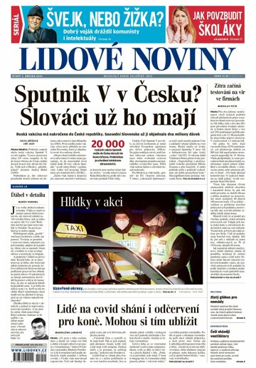 Obálka e-magazínu Lidové noviny 2.3.2021
