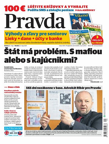 Obálka e-magazínu Pravda Dennik 22. 5. 2021
