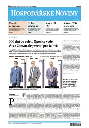 Obálka e-magazínu Hospodářské noviny 127 - 1.7.2021