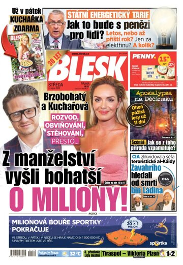 Obálka e-magazínu Blesk 3.8.2022