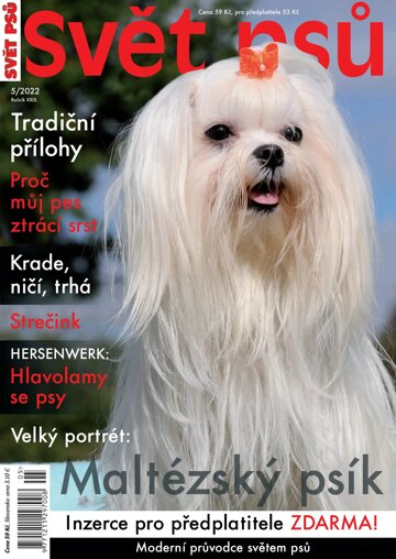 Obálka e-magazínu Svět psů 5/2022