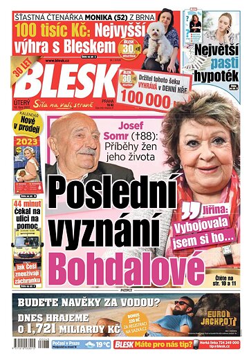 Obálka e-magazínu Blesk 18.10.2022