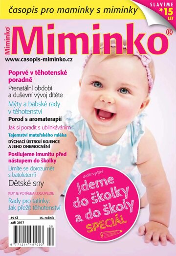 Obálka e-magazínu Miminko 9/2017