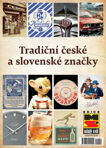 Obálka e-magazínu Mladý svět Speciál: Tradiční české a slovenské značky
