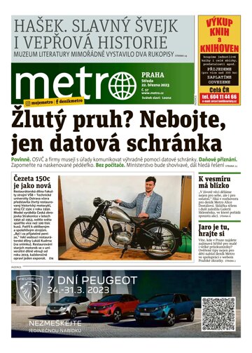 Obálka e-magazínu deník METRO 22.3.2023