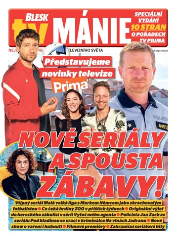 Obálka e-magazínu Blesk Tv manie 6.1.2024