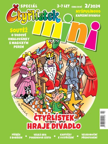 Obálka e-magazínu Čtyřlístek Mini 2/2024