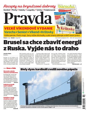 Obálka e-magazínu Pravda 9. 5. 2025