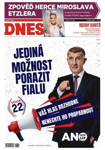 Obálka e-magazínu MF Dnes 2.10.2025