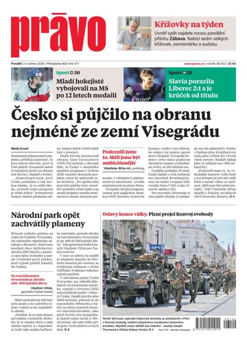 Obálka e-magazínu Deník Právo 4.5.2026