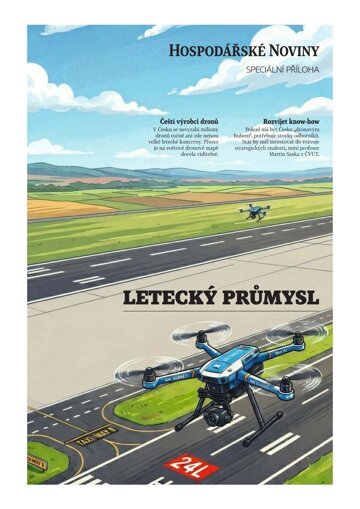 Obálka e-magazínu Hospodářské noviny - příloha 113 - 15.6.2026 Letecký průmysl