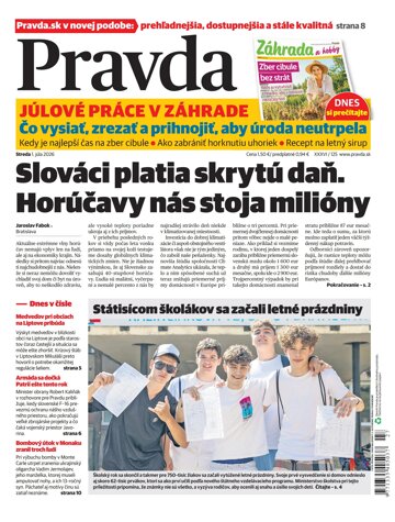 Obálka e-magazínu Pravda 1. 7. 2026